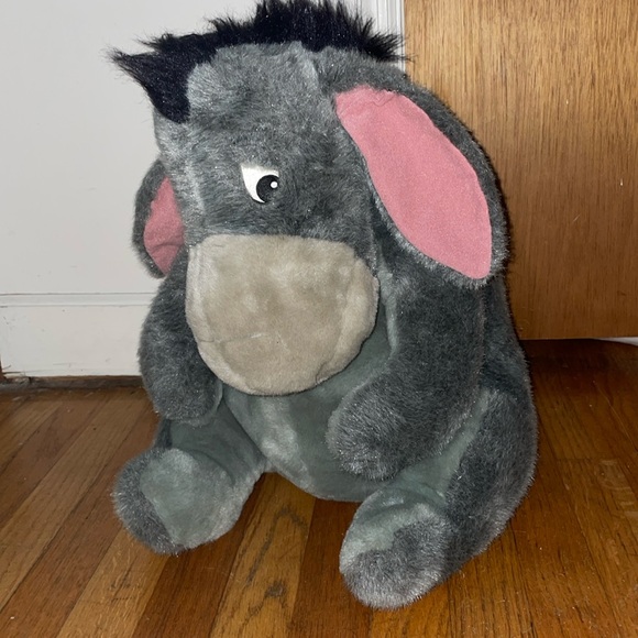 •WALT DISNEY WORLD•EYEORE STUFFED ANIMAL BY DISNEY CARTOON "WINNIE THE POOH" EUC - Picture 7 of 7
